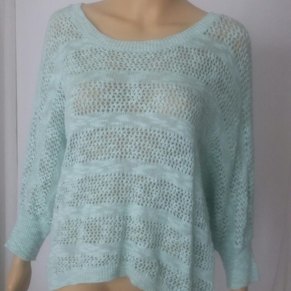 Mesh  Mint green Sweater